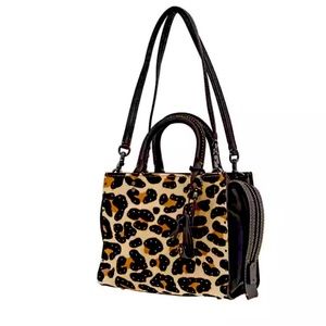 Lovely Coach 1941 Rogue Leopard Print Bag
